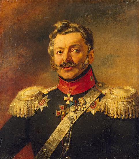 George Dawe Portrait of Paul Carl Ernst Wilhelm Philipp Graf von der Pahlen Germany oil painting art